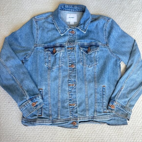 Red Sequin Rock and Roll Rolling Stones Tongue with Rhinestones Jean Jacket - Picture 5 of 5